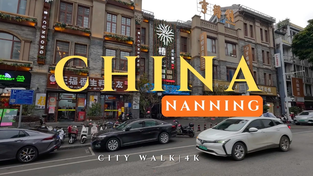 Walking in Nanning, China 🇨🇳 | City Streets & Daily Life