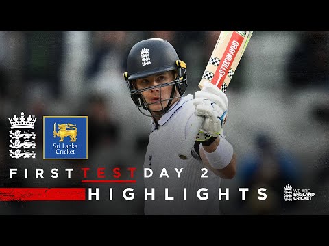 Smith & Brook Hit Half-Centuries | Highlights - England v Sri Lanka Day 2 | Rothesay Test 2024