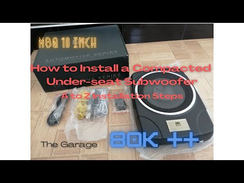 How to Install a Compacted Under-seat Subwoofer