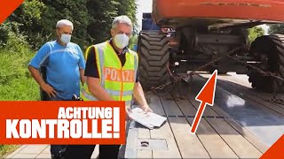 So Ist Einfach Blöd Abstand Ladungssicherung Ungenügend? 22 Kabel Eins Achtung Kontrolle