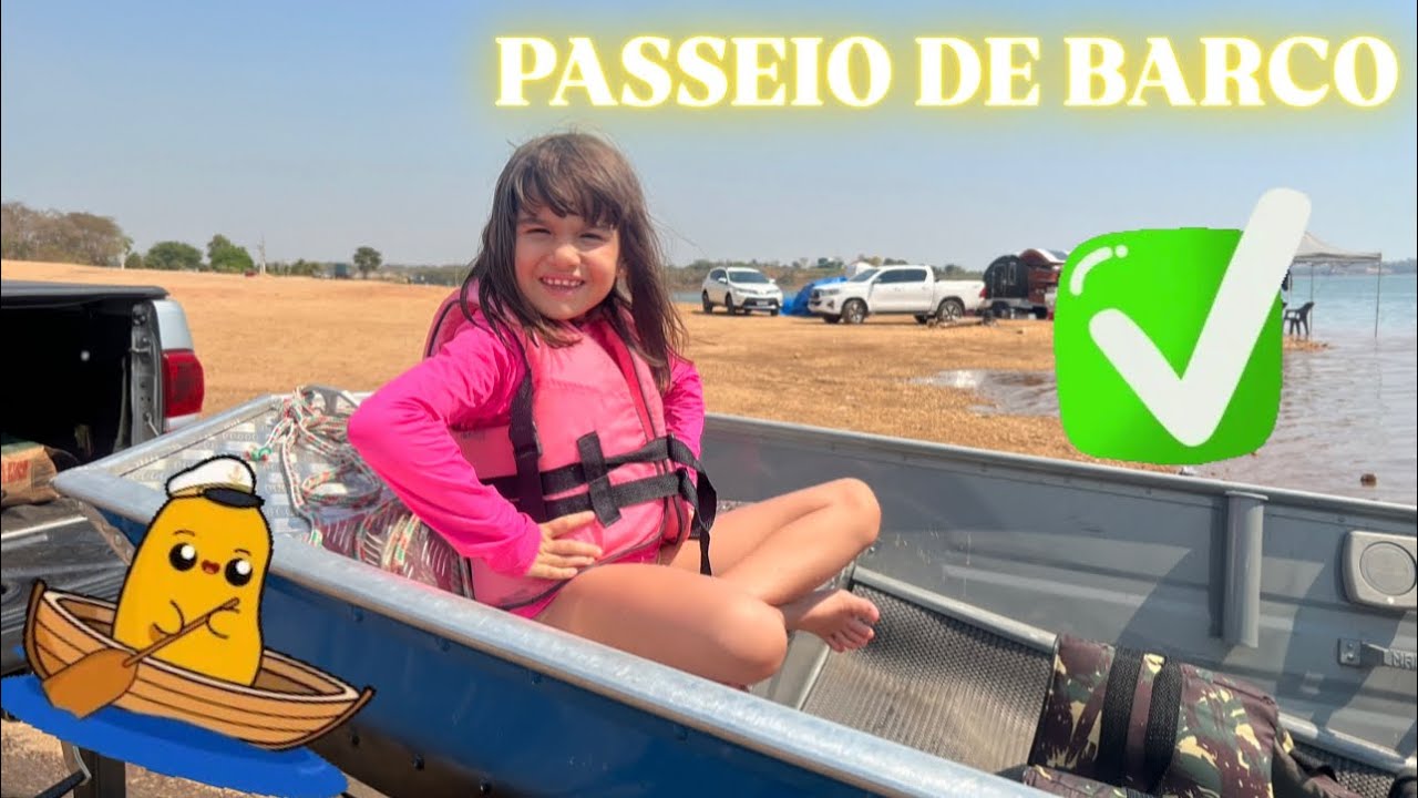 FIZEMOS UM PASSEIO NO LAGO SERRA DA MESA *AMEI ANDAR DE BARCO 