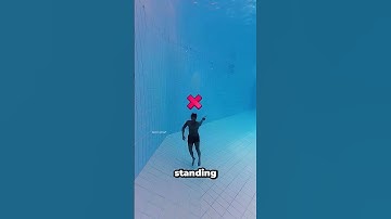 How He Got Out Of The Pool Without Knowing How To Swim!