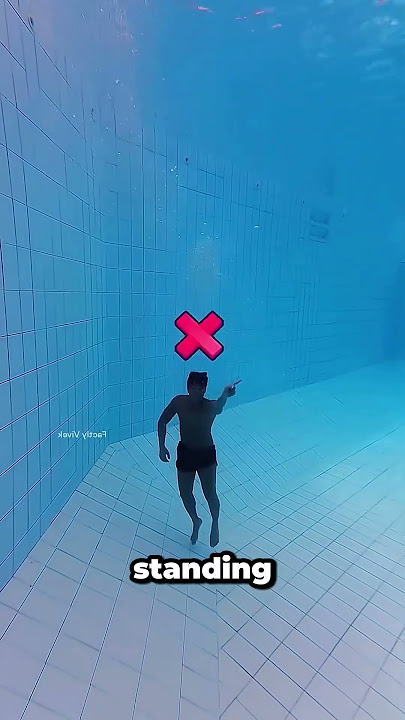 How He Got Out Of The Pool Without Knowing How To Swim!