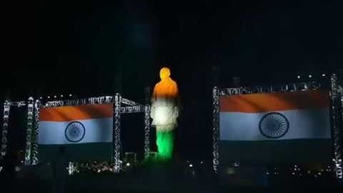 Sardar Patel Statue of Unity | Statue of Unity First Look at Night Exclusive Pics