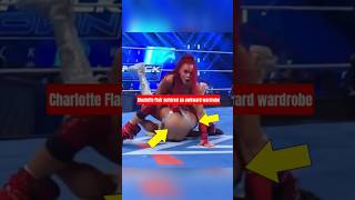 Charlotte Flair Suffered Wardrobe Error #wwe #smackdown #raw