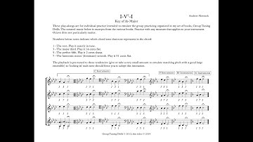 Tuning Drills: I-V7-I in A-Flat Major
