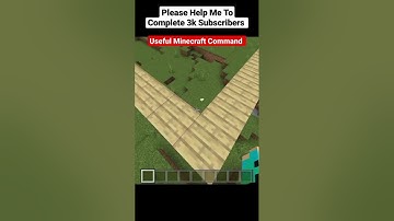 How Use fill command in Minecraft (Part 4) #minecraft #shorts #241