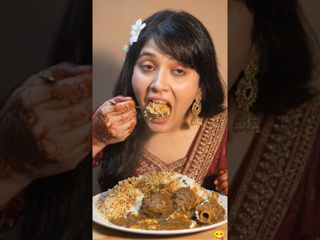 Mukbang ASMR Spicy chicken curry and rice eating challenge #mukbang #asmr #chicken #food 😋🍗🤤