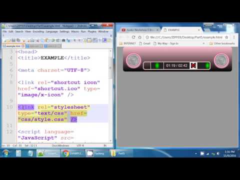 Separate CSS and JS from HTML and link them