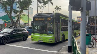 SBS Transit MAN NL323F A22 (Batch 3) SMB3141S on Feeder 269 departing Bus Stop 54241