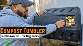 How to use a Compost Tumbler 'For Beginners  Quick Breakdown Tips' #compost #composting #organic