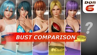 DOA6 🚺 Characters Bust Comparison