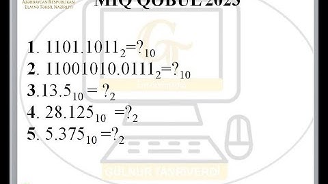 MİQ QƏBUL 2023 İNFORMATİKA-YENİ SUAL TİPİ 1