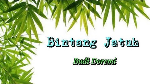 Budi Doremi - Bintang jatuh (lirik)
