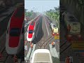 3 fast trains overtake each other #railways #automobile #train