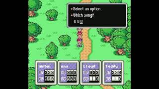 EarthBound Beginnings remake USA glitched version of giygas intro used debug menu
