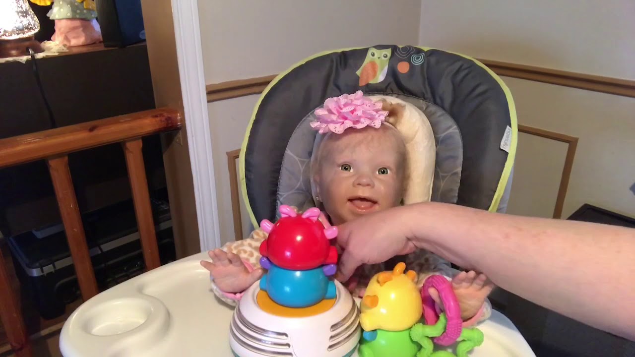 baby doll cooking Morning coffee chat & making pacifiers with Kendall.