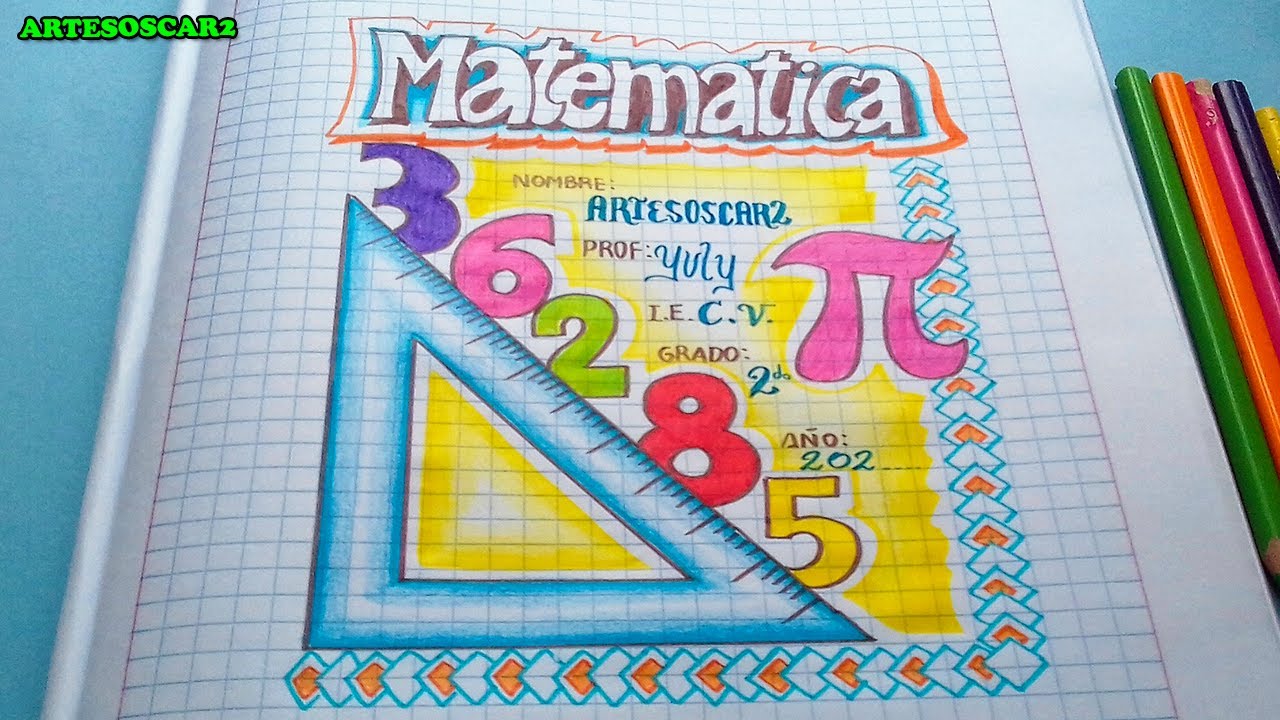 COMO hacer portada de MATEMATICAS facil - thptnganamst.edu.vn