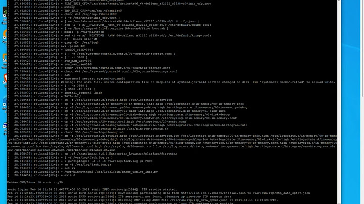 Full SONiC Install