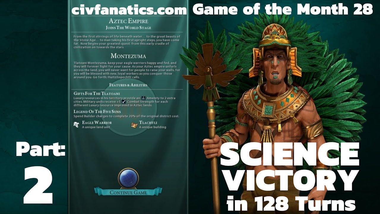 Civ 6 T128 Science Victory Part 2 YouTube