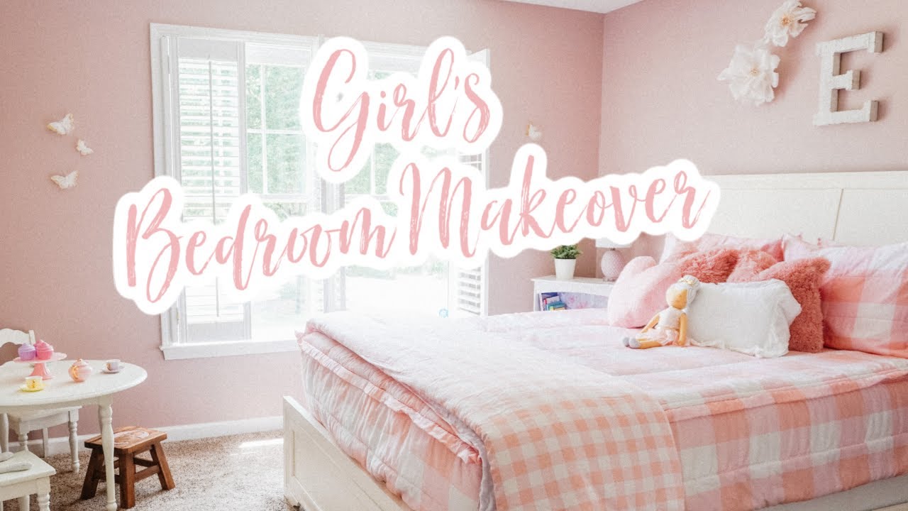 GIRLS BEDROOM MAKEOVER 💕 ROOM DECOR TOUR BEDROOM DECORATING IDEAS