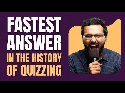 Fastest answer in the history of Quizzing | Ft. The Internet Said So