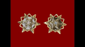 Rhino 3d | Rhino Tutorial | How to create Star earrings 15 in Rhino 3d | #rhino3d #3dmodelling |