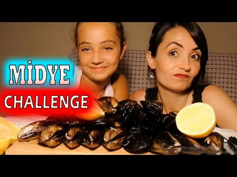 MİDYE CHALLENGE - YAĞMURELLA ile MİDYE KAPIŞMASI YAPTIK *KİM DAHA FAZLA YEDİ*