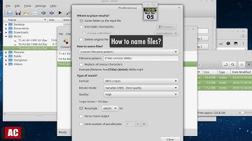 Linux Mint Cinnamon-Batch Convert .FLAC to .MP3