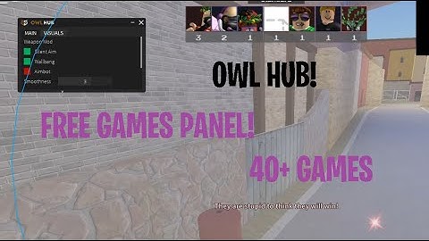 ✔️Owl Hub Showcase | ✔️Best FREE Scipt in Roblox | ✔️ 40+ Games✔️