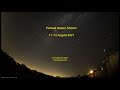2021 Perseid Meteor Shower - 11-12 Aug. 2021