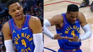 Russell Westbrook gets putback after telling Zubac to box him out and has words for Clippers
