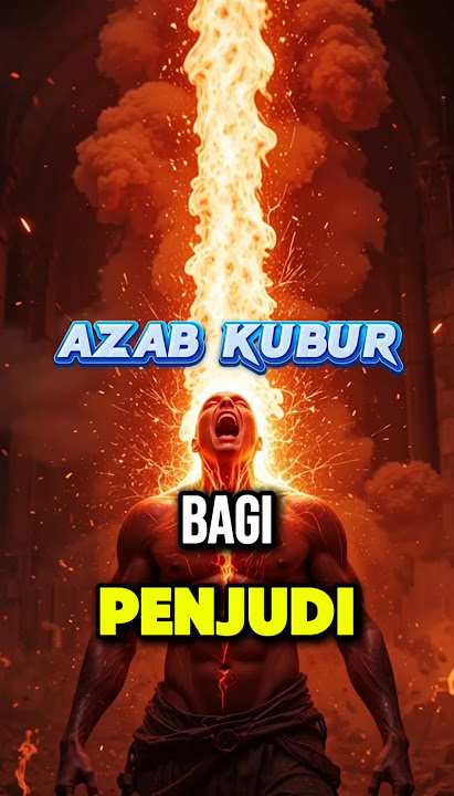 Inilah Azab Mengerikan Bagi Penjudi yang Tak Pernah Tobat! #shorts