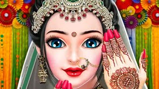 Indian Wedding Makeup & Dressup Game || Indian Wedding Love with Arrange Marriage Game part 2 video screenshot 2