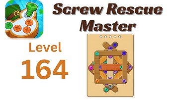 Screw Rescue Master Level 164 Walkthrough 🔩🧩 | Go Answer