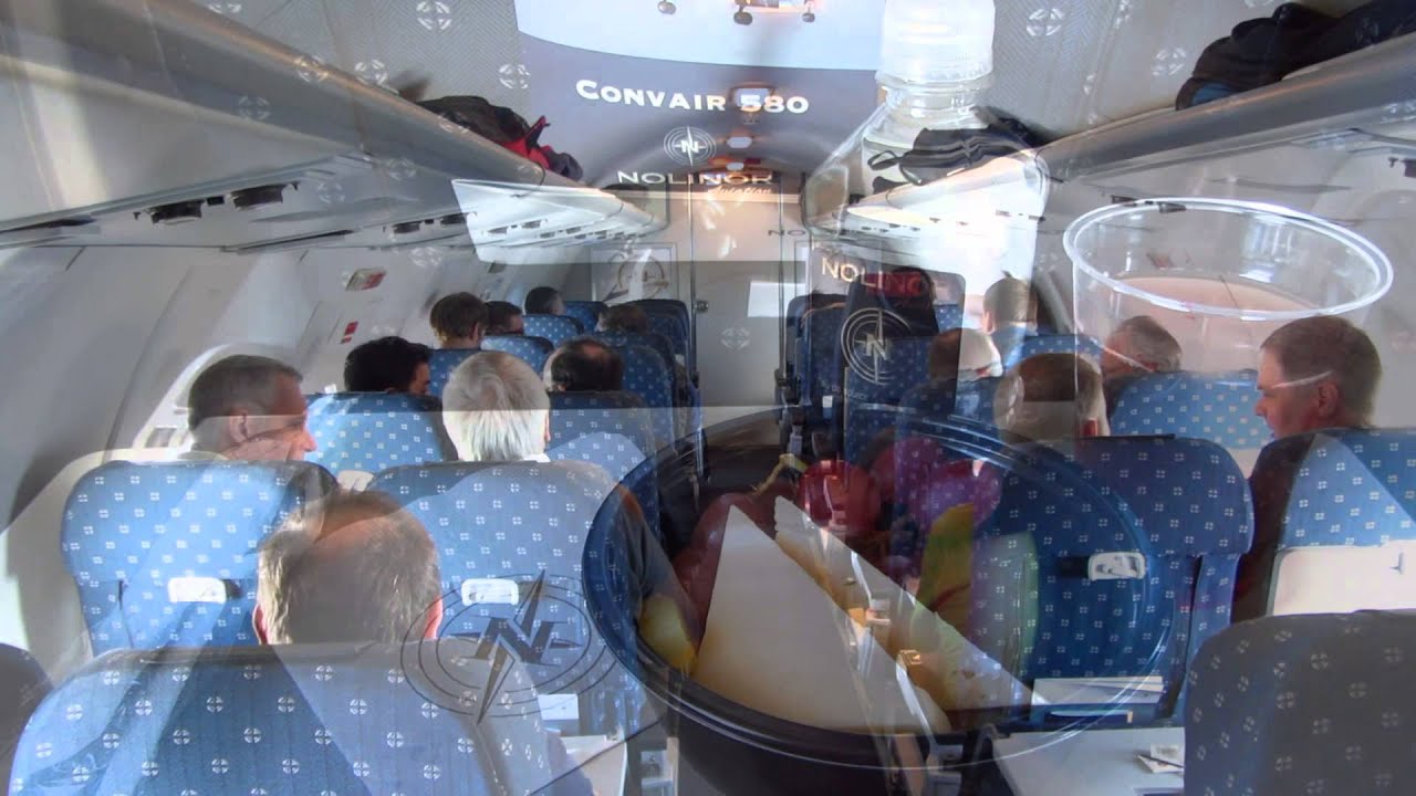 Nolinor Convair CV-580 In Flight - Window View 1