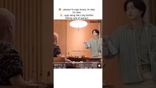 Suga worried for yeonjun #suga #yeonjun #bts #txt