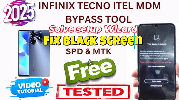 Bypass MDM Lock All Tecno & Infinix (SPD + MTK) Free 2025 | Solve Setup Wizard Problem |Tested X6516