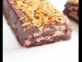 Terrine au chocolat sans cuisson croustillant chocolat blanc