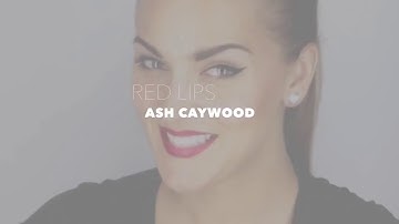 RUBY WOO RED LIP MAC - Tutorial for fabulous lush kissable lips - Ash Caywood