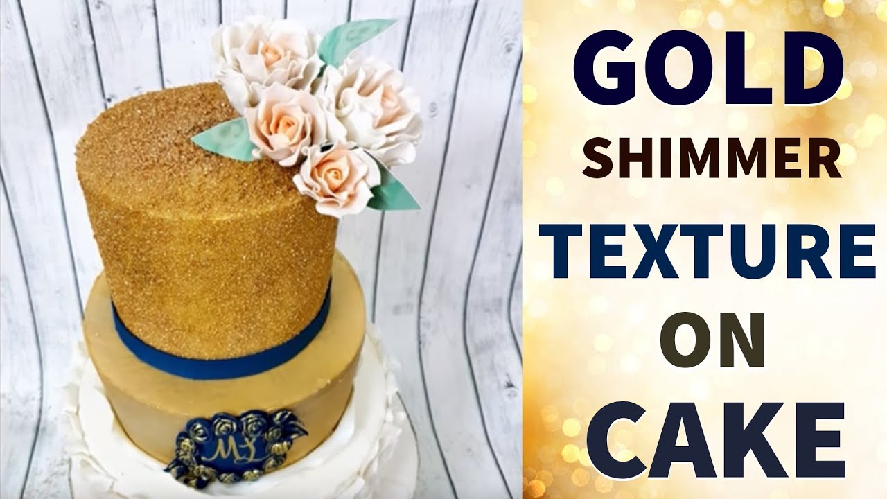 Glitter Edible Cake Easy Quick Cake Recipes YouTube
