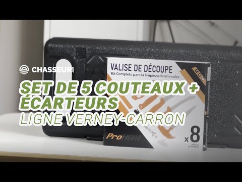 Set de 5 couteaux + écarteurs ProHunt (Ligne Verney-Carron)