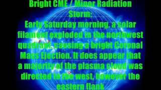 CME and Solar Events Nov 27, 2011