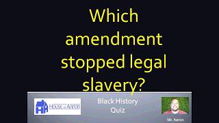 2-9-2018 Black History Quiz