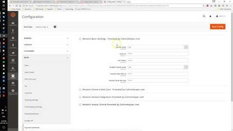 Moneris   Basic Settings