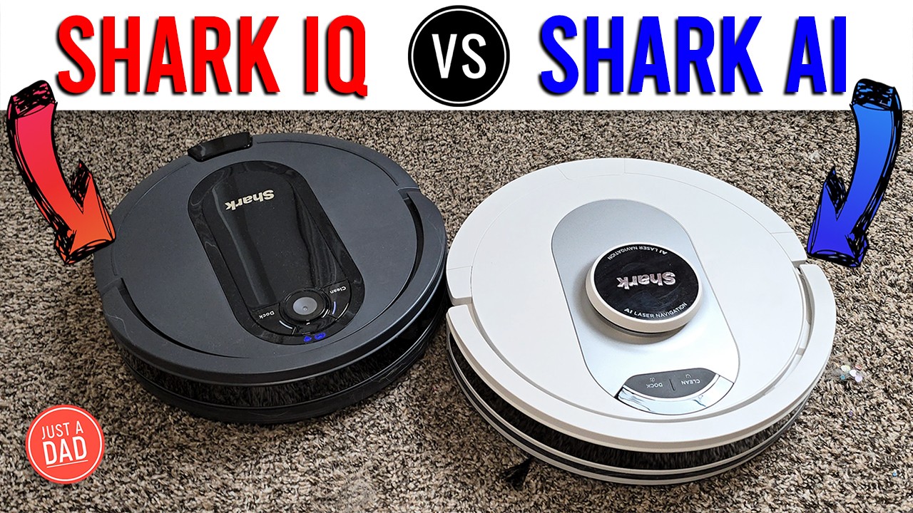 Shark AV1010AE vs UR1000SR key differences infographic