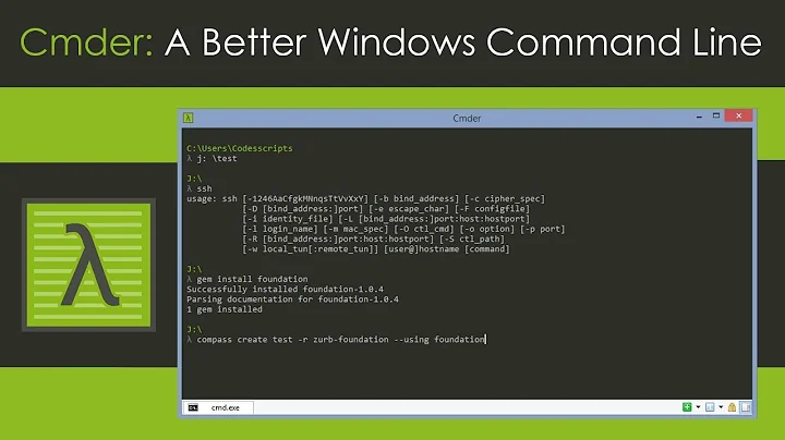 Cmder: A Better Windows Command Line
