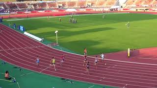 成年少年男子共通4×100mリレー 準決勝1組　20171009