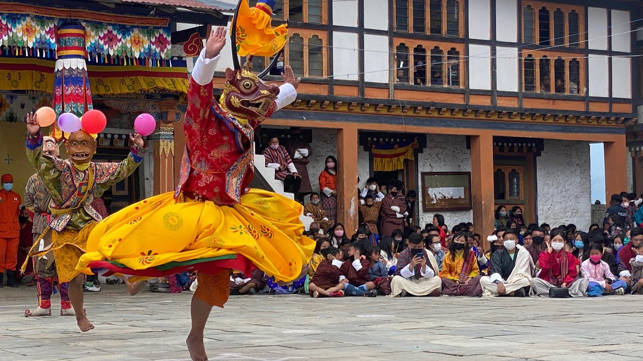 Raksha Gocham | Mask Dance | Bhutan | Spiritual Dance | Cham - YouTube