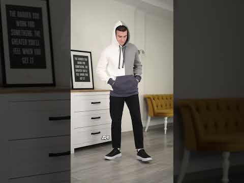 Худі чоловіче зимове на флісі Touch різнокольорове кофта толстовка з капюшоном, видео 1